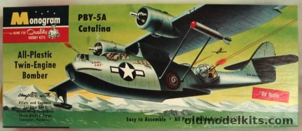 Monogram 1/104 Consolidated PBY-5A Catalina with Rubber Tires, P8-98 plastic model kit